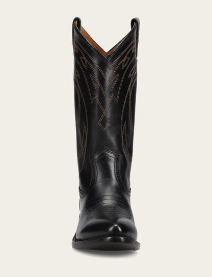 Frye Deals - Women's Black Billy Pull On Deco Stitch Boots