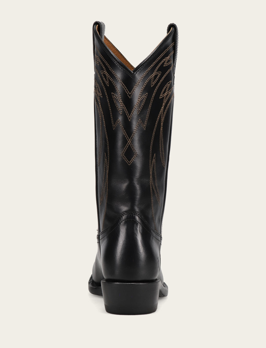 Frye Deals - Women's Black Billy Pull On Deco Stitch Boots