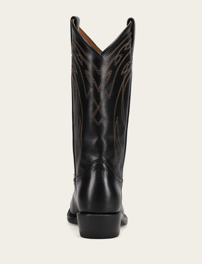 Frye Deals - Women's Black Billy Pull On Deco Stitch Boots