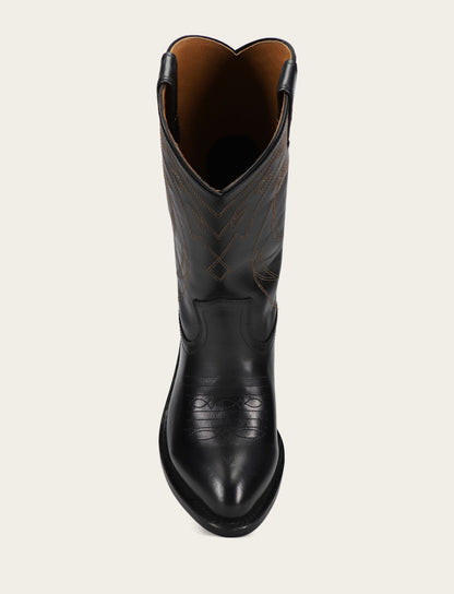 Frye Deals - Women's Black Billy Pull On Deco Stitch Boots