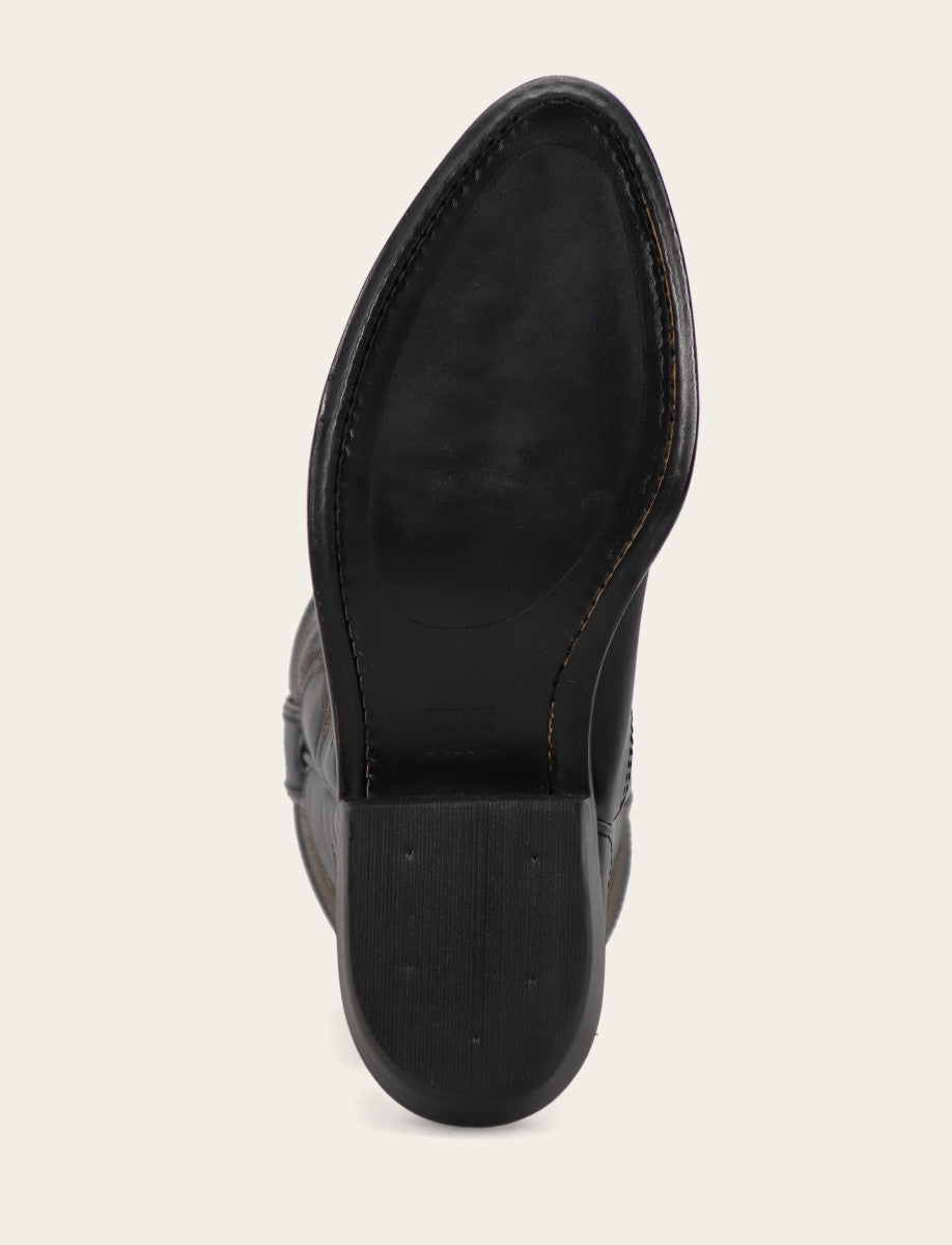 Frye Deals - Women's Black Billy Pull On Deco Stitch Boots