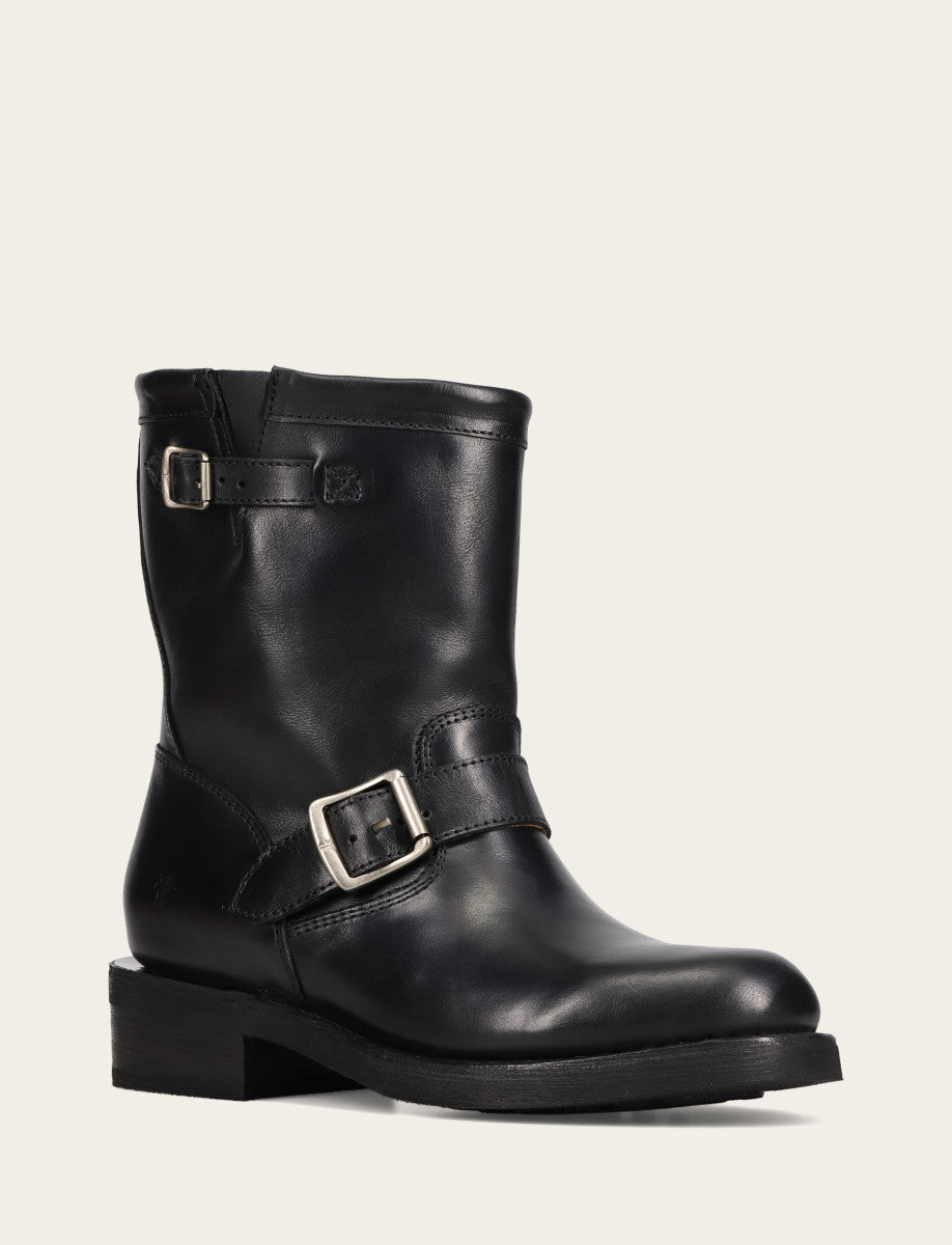 Frye Deals - Women's Black Viv Short Engineer Boot