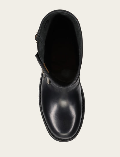 Frye Deals - Women's Black Viv Short Engineer Boot
