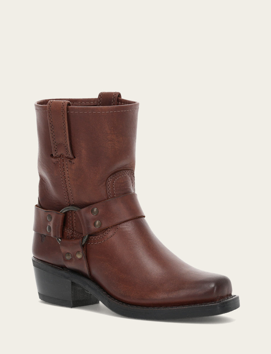 Frye Quality - Women's Cognac Harness 8R Boots