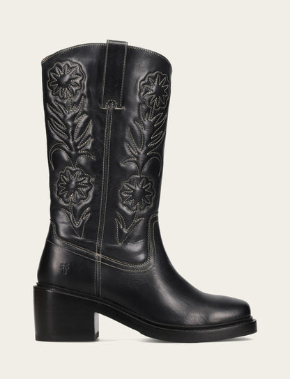 Frye Exclusive - Women's Black Kate Deco Stitch Boot