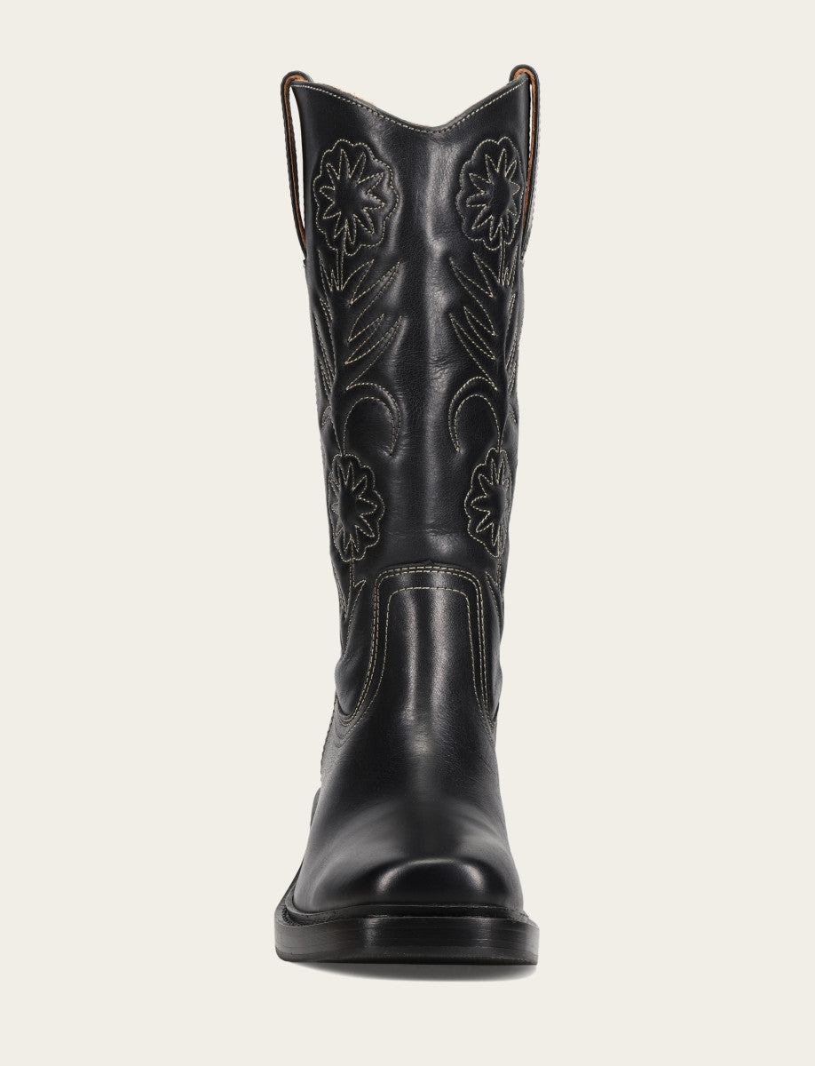Frye Exclusive - Women's Black Kate Deco Stitch Boot