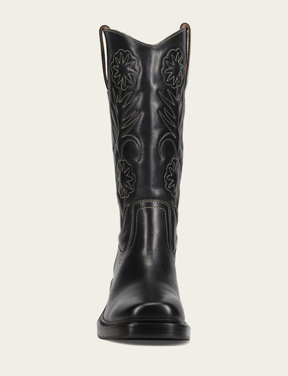 Frye Exclusive - Women's Black Kate Deco Stitch Boot