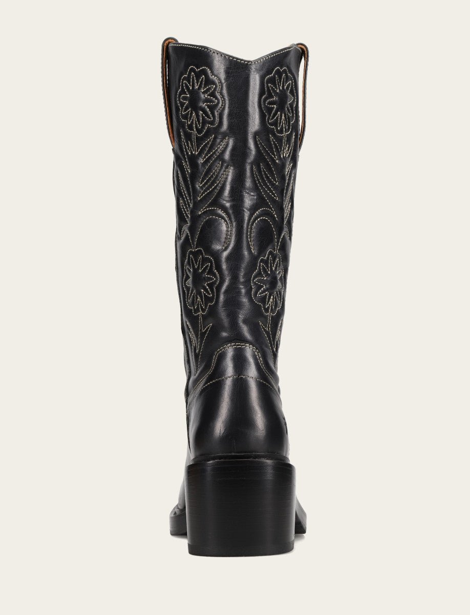 Frye Exclusive - Women's Black Kate Deco Stitch Boot