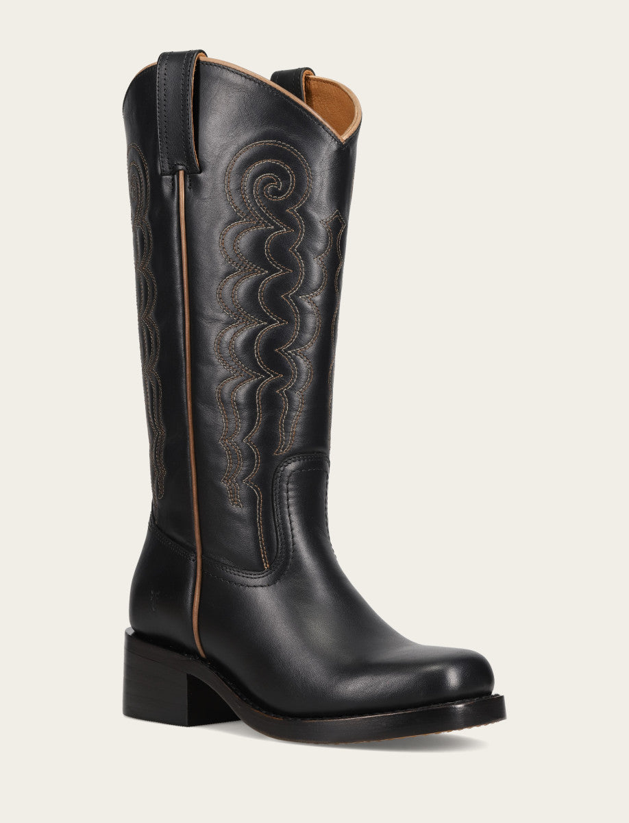 Frye Value - Women's Black Campus Deco Stitch Boot