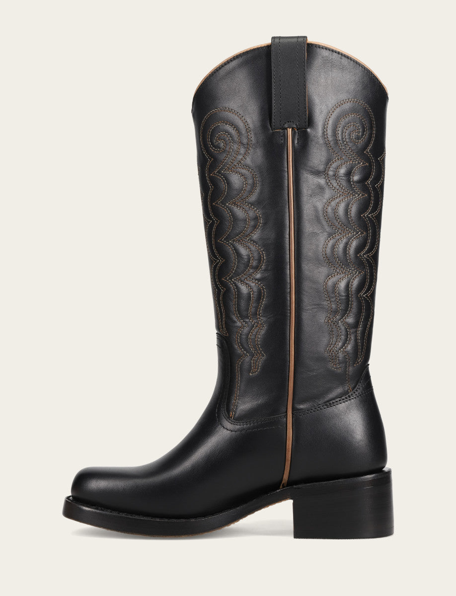 Frye Value - Women's Black Campus Deco Stitch Boot