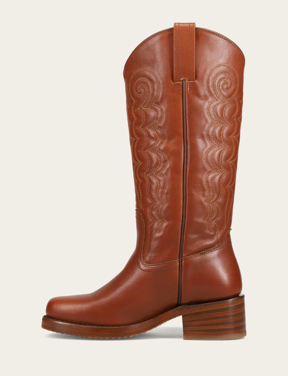 Frye Value - Women's Walnut Campus Deco Stitch Boot