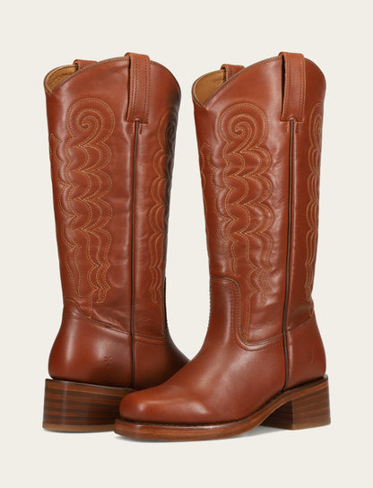 Frye Value - Women's Walnut Campus Deco Stitch Boot