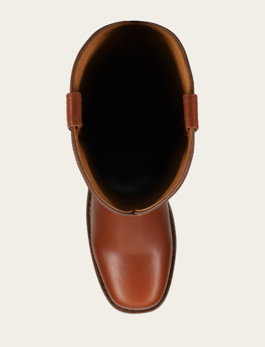 Frye Value - Women's Walnut Campus Deco Stitch Boot