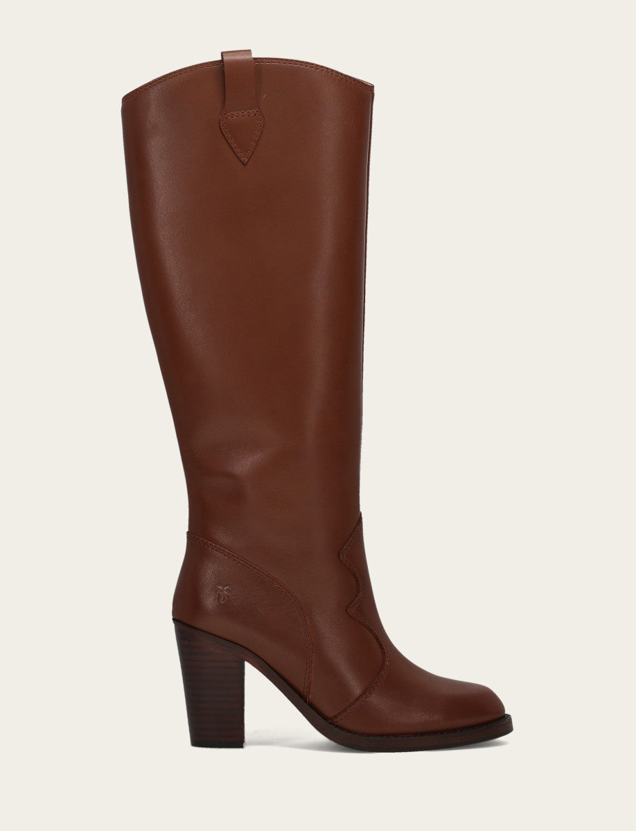 Frye Top Pick - Women's Walnut Corinne Tall Boot
