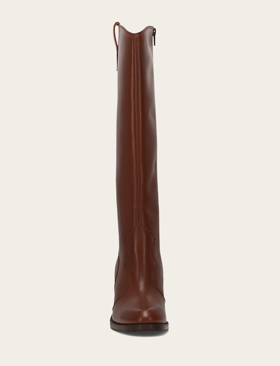Frye Top Pick - Women's Walnut Corinne Tall Boot