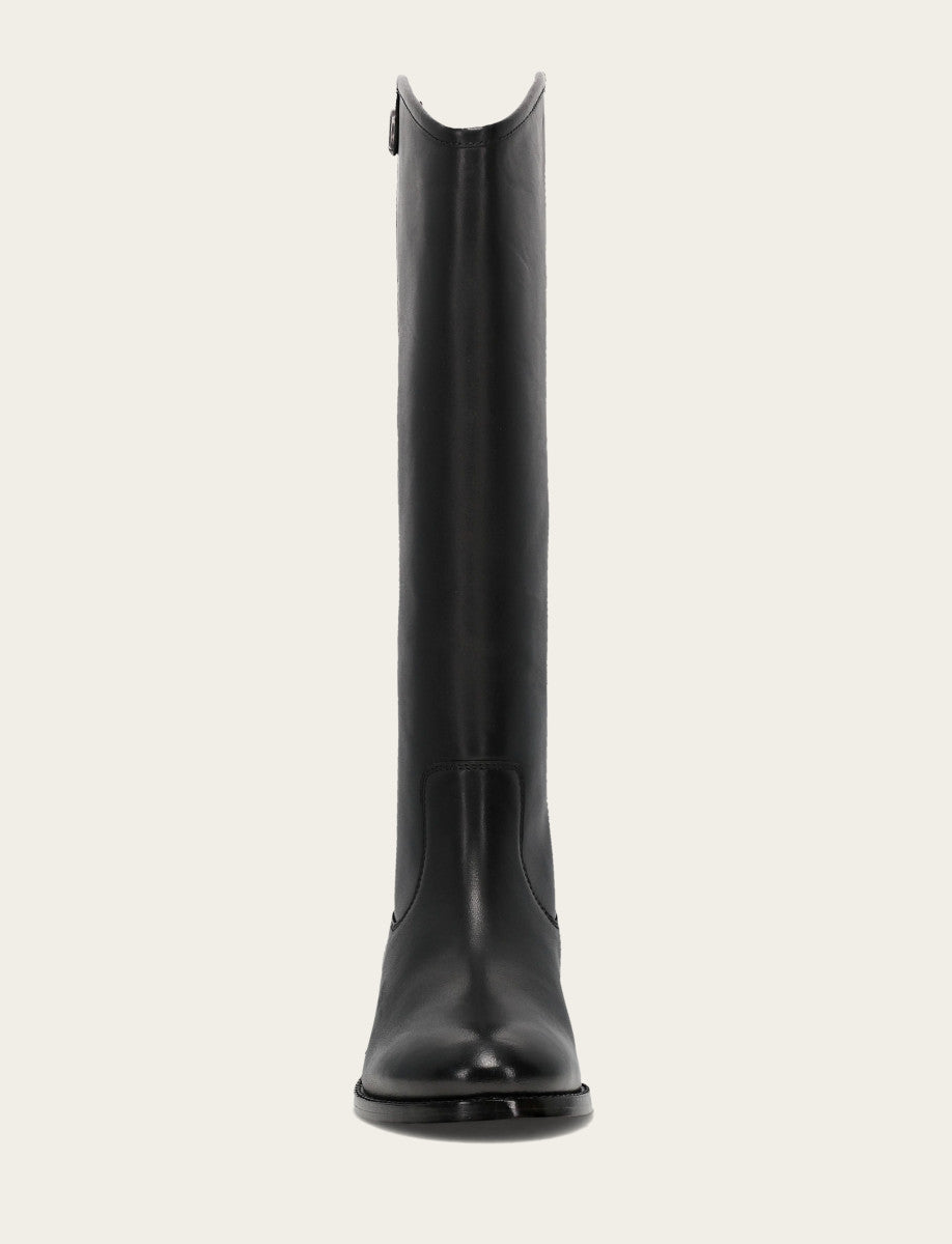 Frye Popular - Women’s Black Wide Calf Melissa Button 2 Tall Boots | Frye