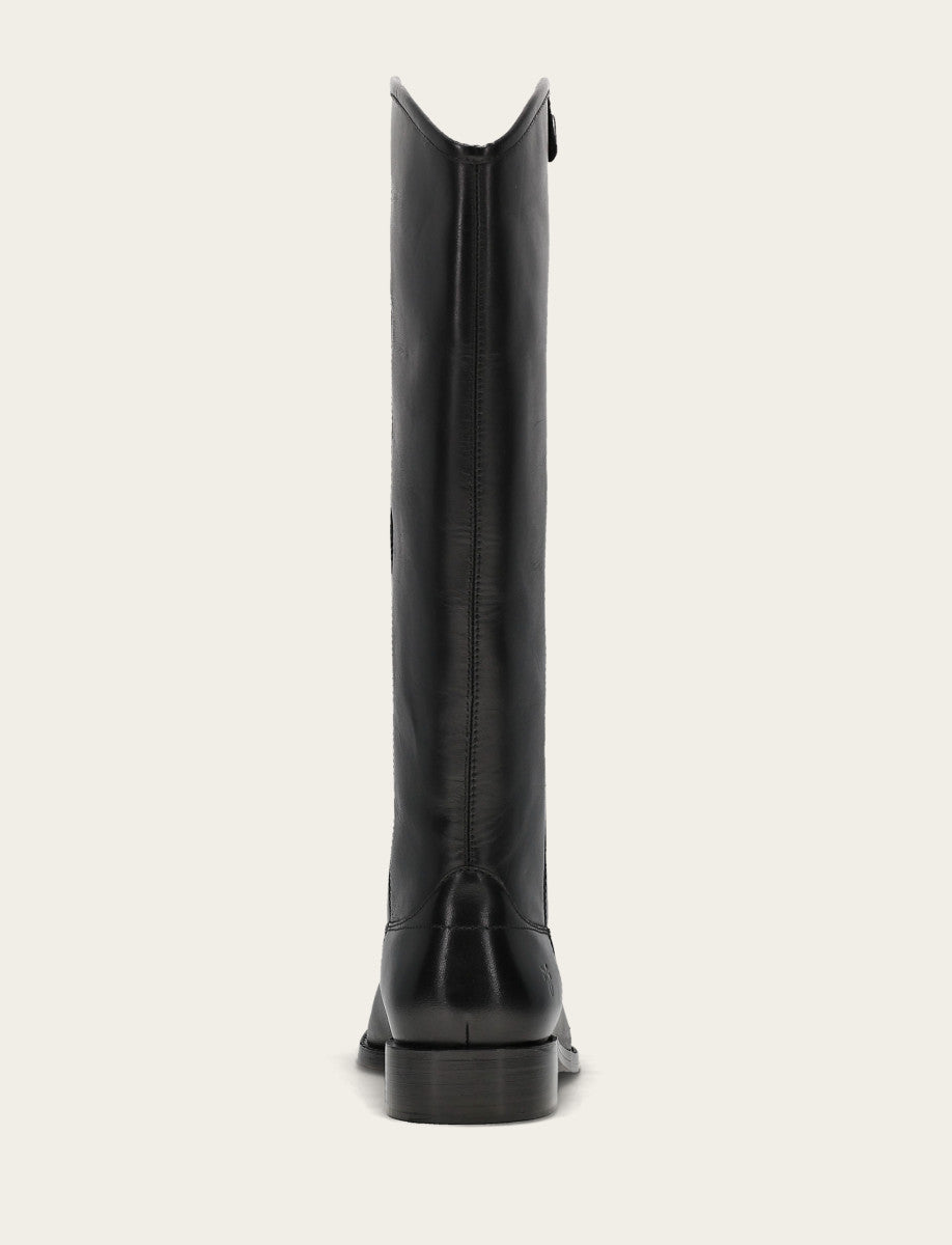 Frye Popular - Women’s Black Wide Calf Melissa Button 2 Tall Boots | Frye