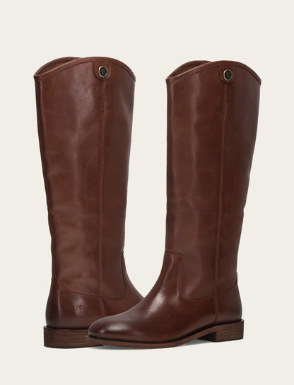 Frye Trusted - Women’s Cognac Wide Calf Melissa Button 2 Tall Boots | Frye