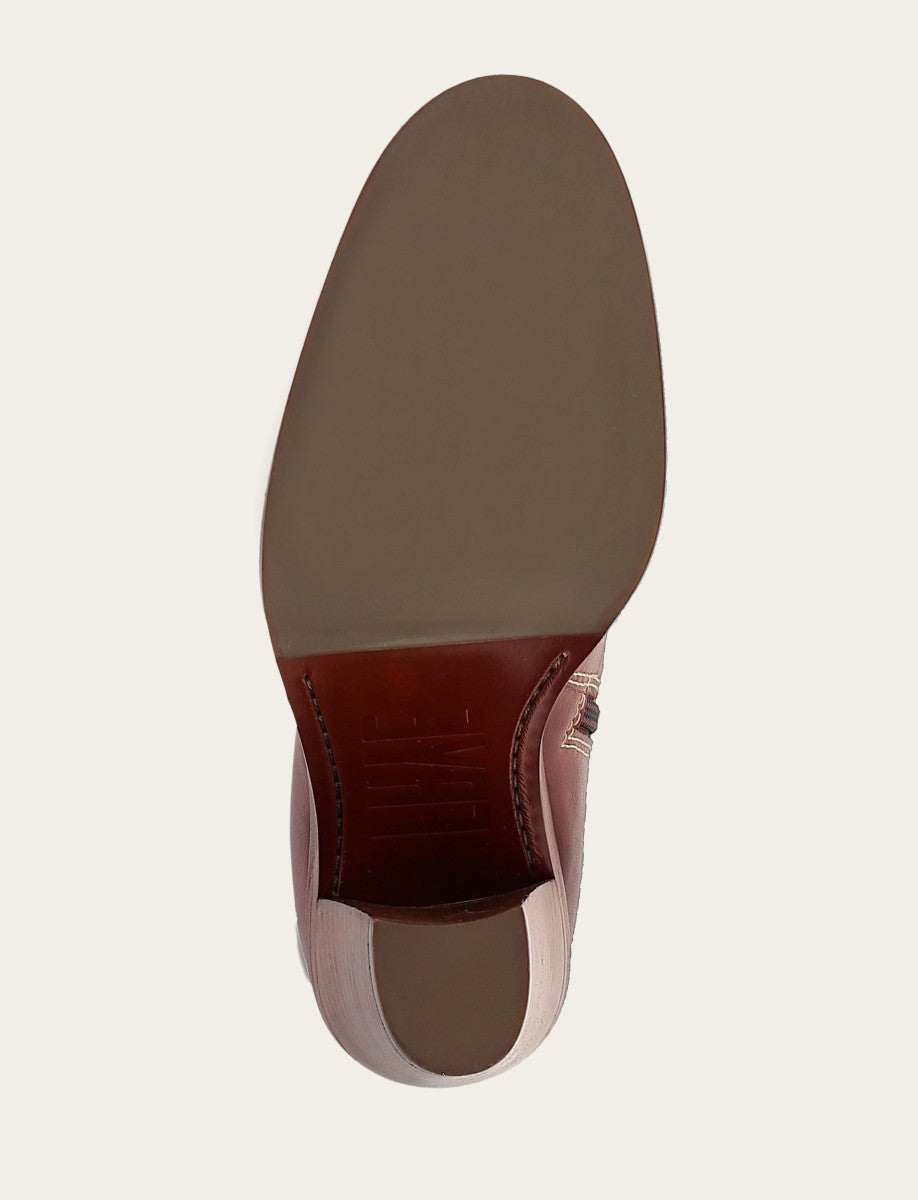 Frye Premium - Women's Cranberry Corinne Tall Deco Stitch Boot