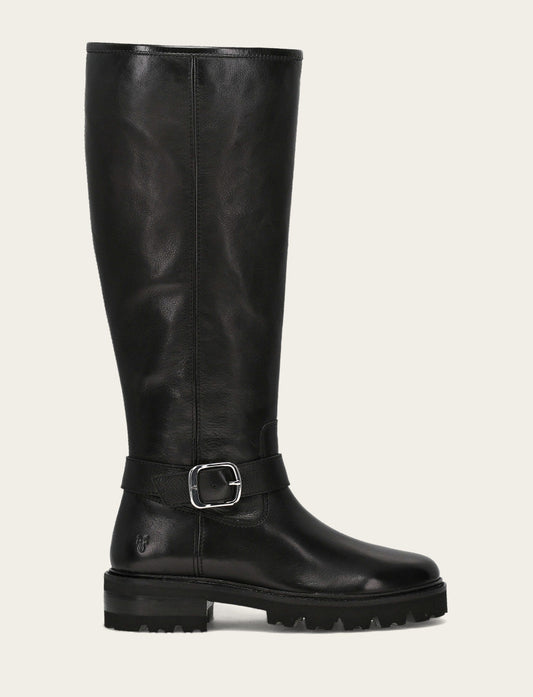 Frye Exclusive - Women's Black Olivia Buckle Tall Boot
