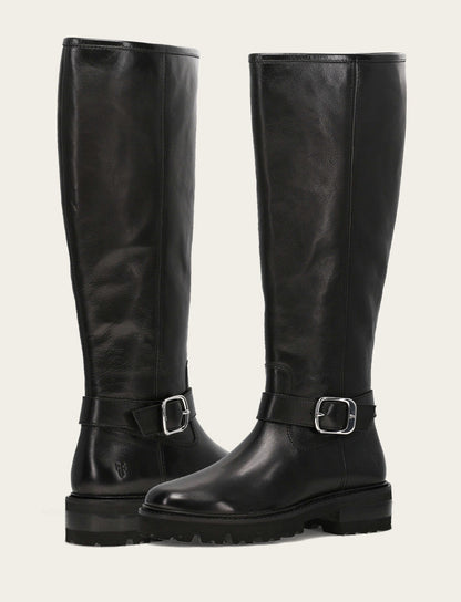 Frye Exclusive - Women's Black Olivia Buckle Tall Boot