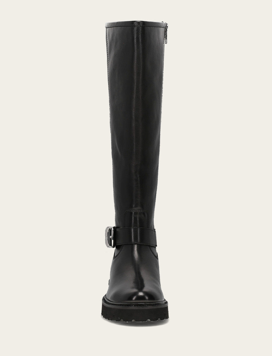Frye Exclusive - Women's Black Olivia Buckle Tall Boot