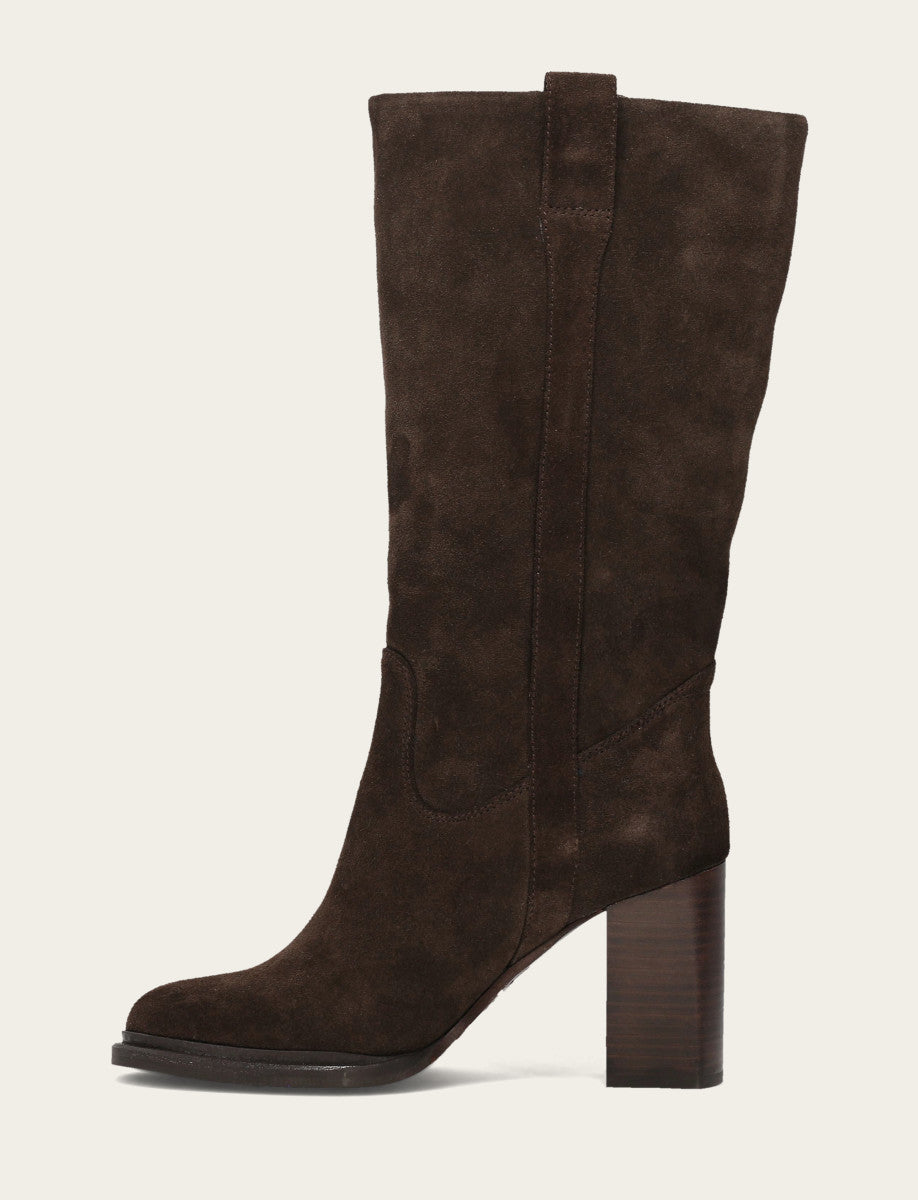 Frye Everyday - Women's Dark Brown Alex Slouchy Mid Boot