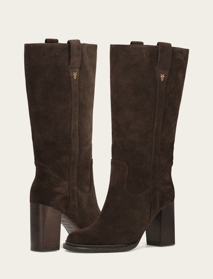 Frye Everyday - Women's Dark Brown Alex Slouchy Mid Boot