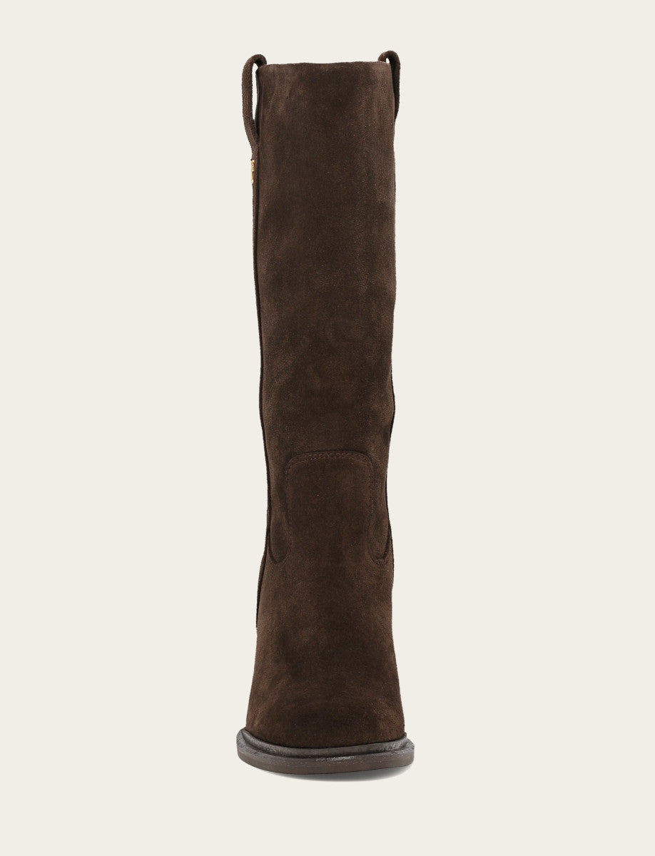 Frye Everyday - Women's Dark Brown Alex Slouchy Mid Boot