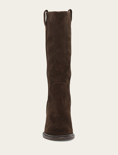 Frye Everyday - Women's Dark Brown Alex Slouchy Mid Boot
