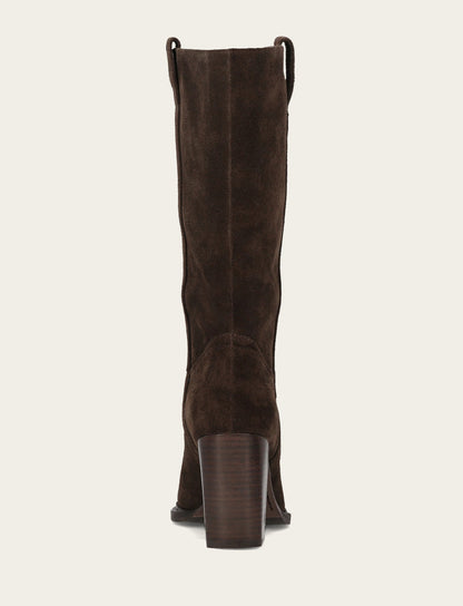 Frye Everyday - Women's Dark Brown Alex Slouchy Mid Boot