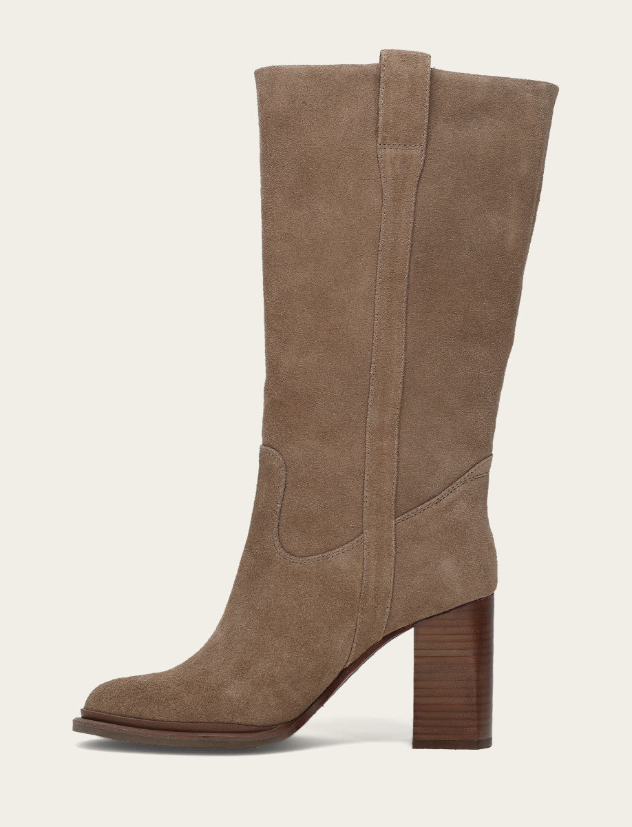 Frye Classic - Women's Dark Taupe Alex Slouchy Mid Boot