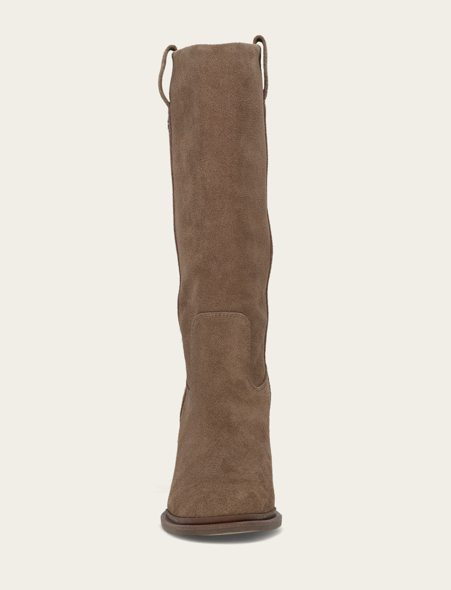 Frye Classic - Women's Dark Taupe Alex Slouchy Mid Boot