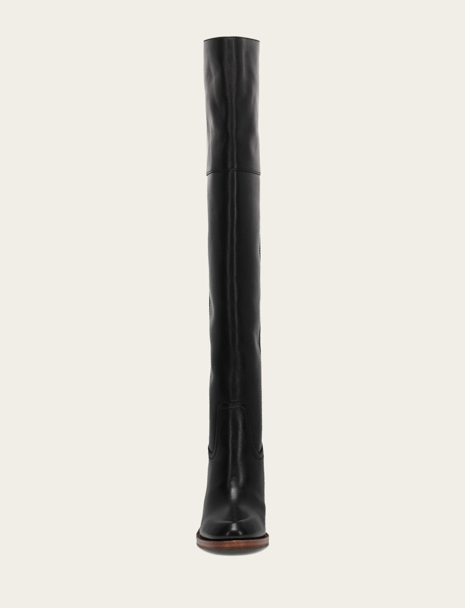 Frye Trusted - Women's Black Corinne Over The Knee Boot