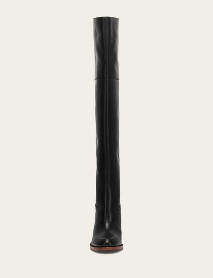 Frye Trusted - Women's Black Corinne Over The Knee Boot