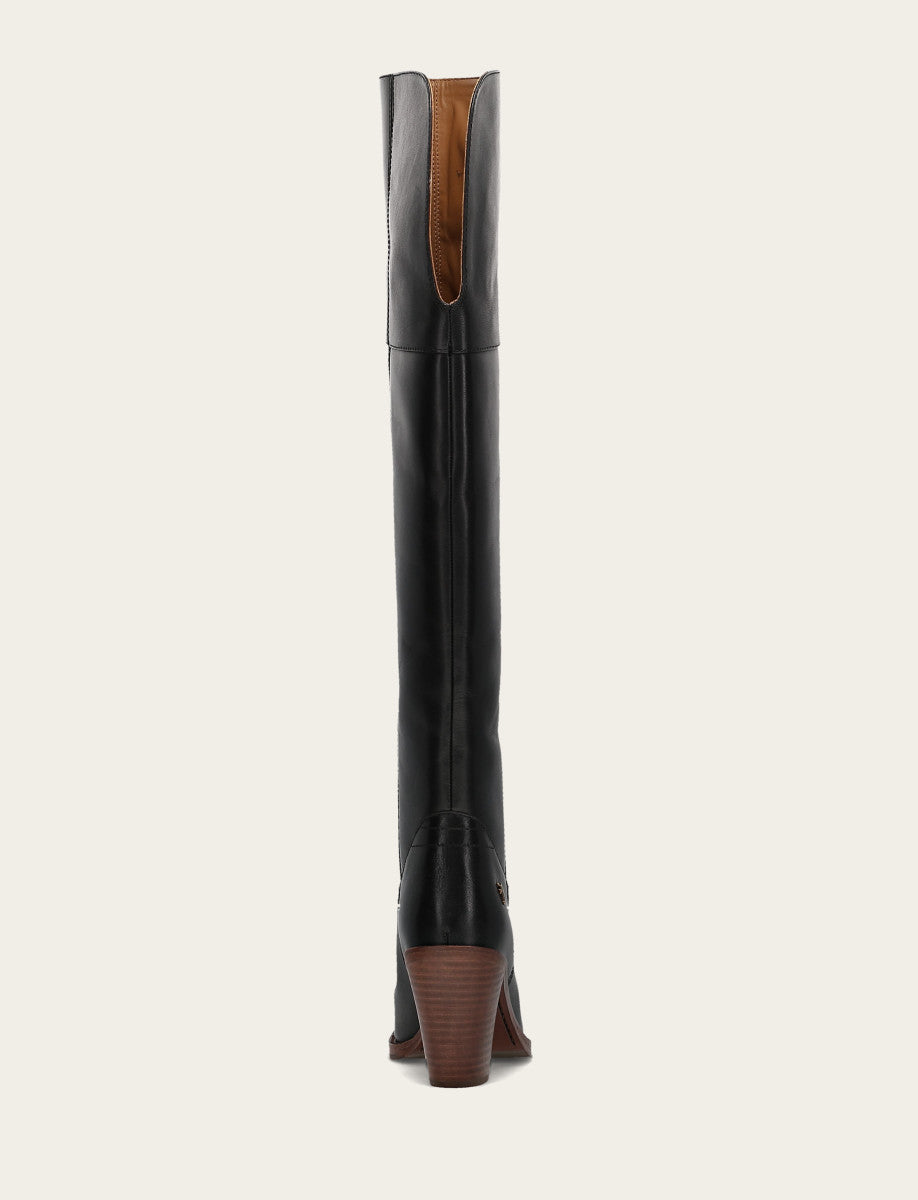 Frye Trusted - Women's Black Corinne Over The Knee Boot