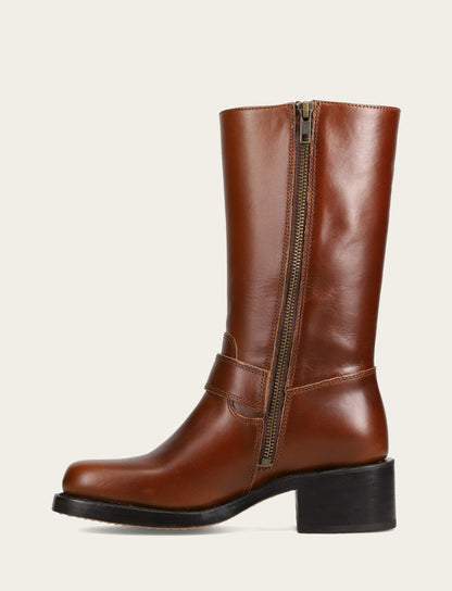 Frye Everyday - Women's Saddle Campus Buckle Boot