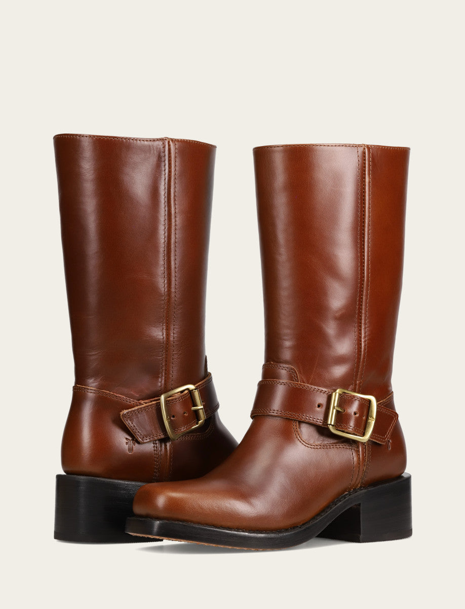 Frye Everyday - Women's Saddle Campus Buckle Boot