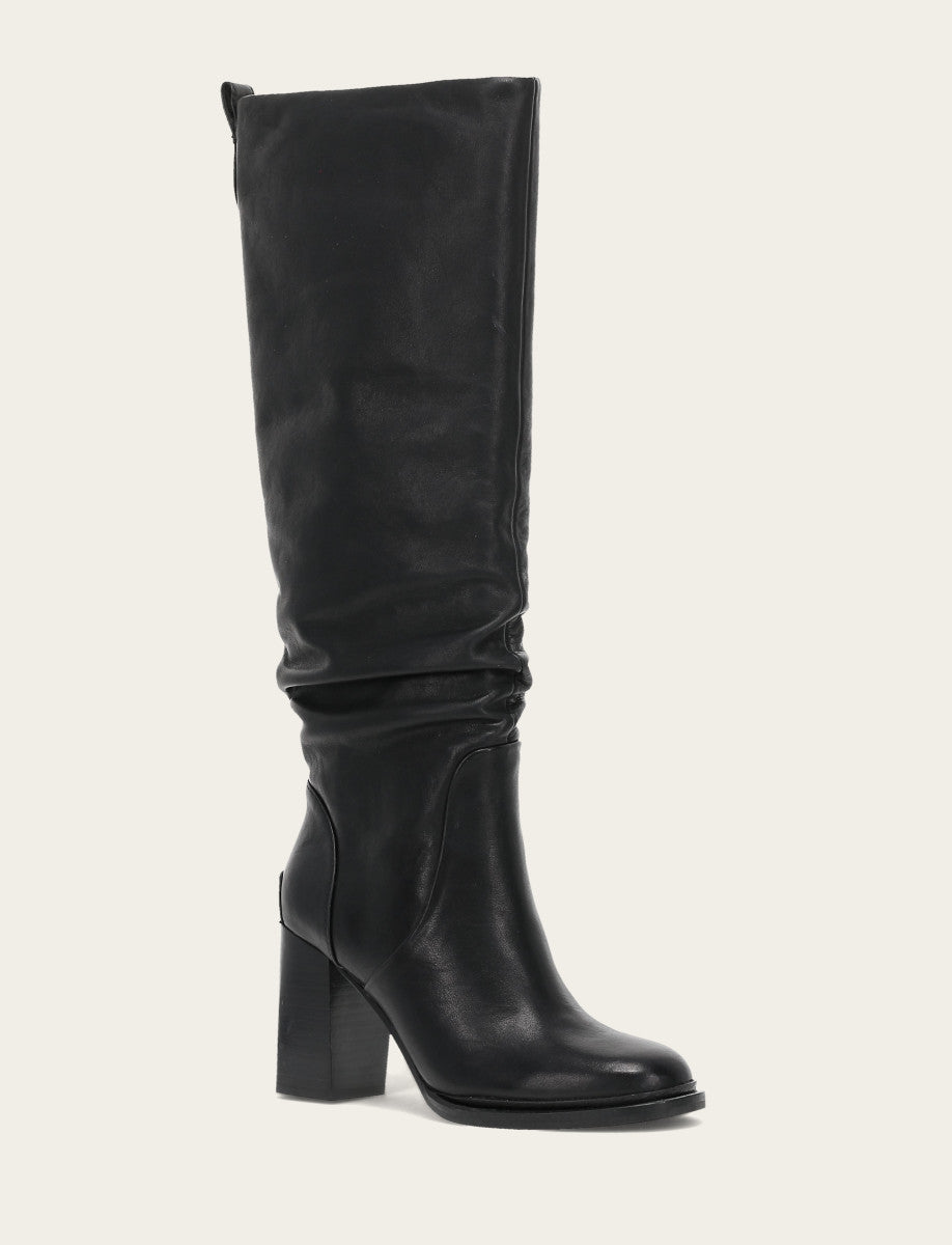 Frye Essential - Black Alex Softy Tall Wide Calf Boot