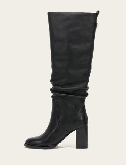 Frye Essential - Black Alex Softy Tall Wide Calf Boot
