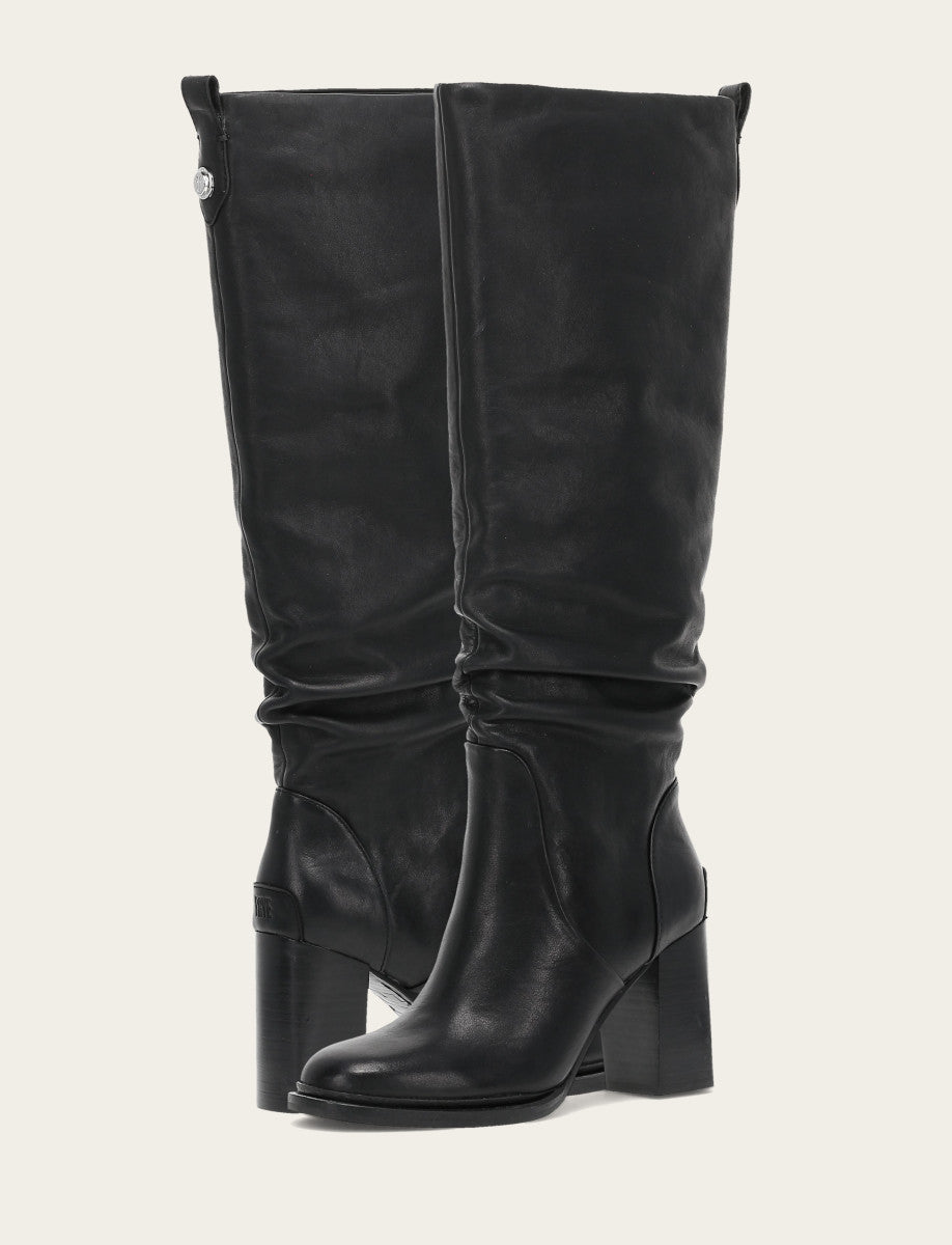 Frye Essential - Black Alex Softy Tall Wide Calf Boot