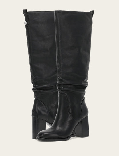 Frye Essential - Black Alex Softy Tall Wide Calf Boot