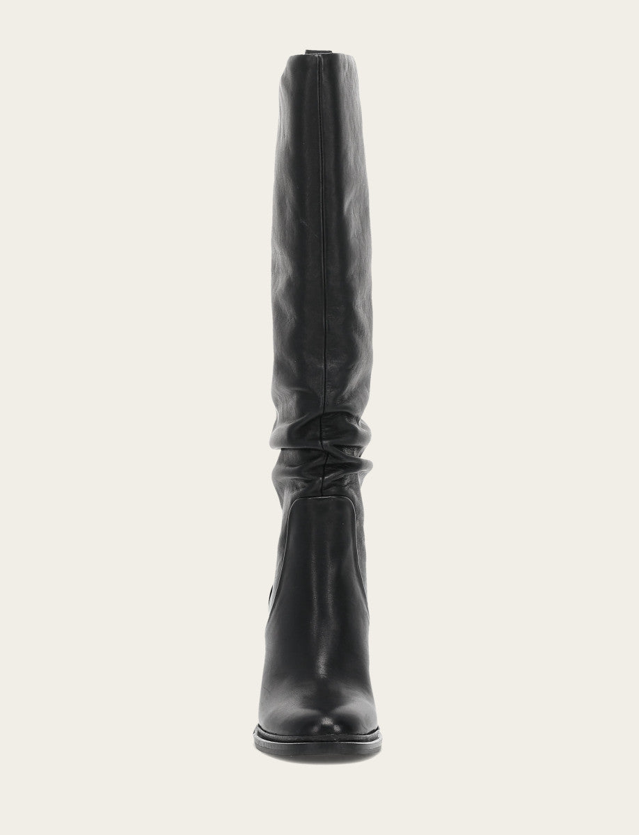 Frye Essential - Black Alex Softy Tall Wide Calf Boot