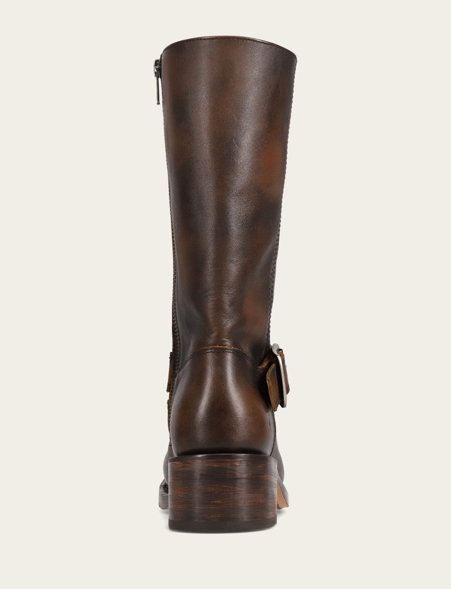 Frye Deals - Women's Dark Brown Campus Buckle Boot
