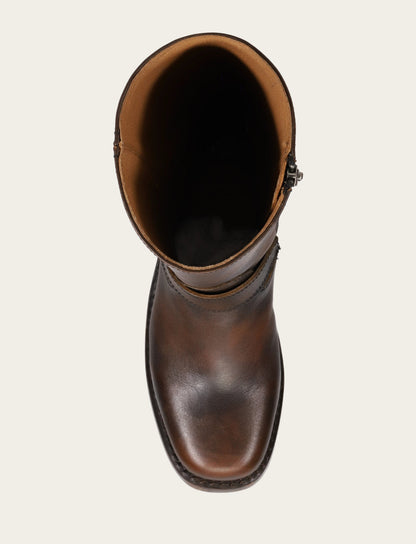 Frye Deals - Women's Dark Brown Campus Buckle Boot
