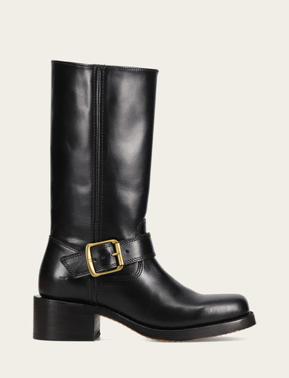 Frye Latest - Women's Black Campus Buckle Boot