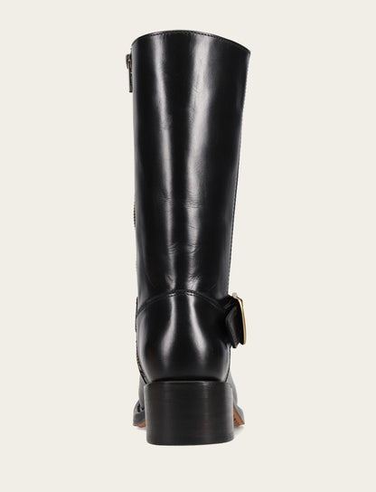 Frye Latest - Women's Black Campus Buckle Boot