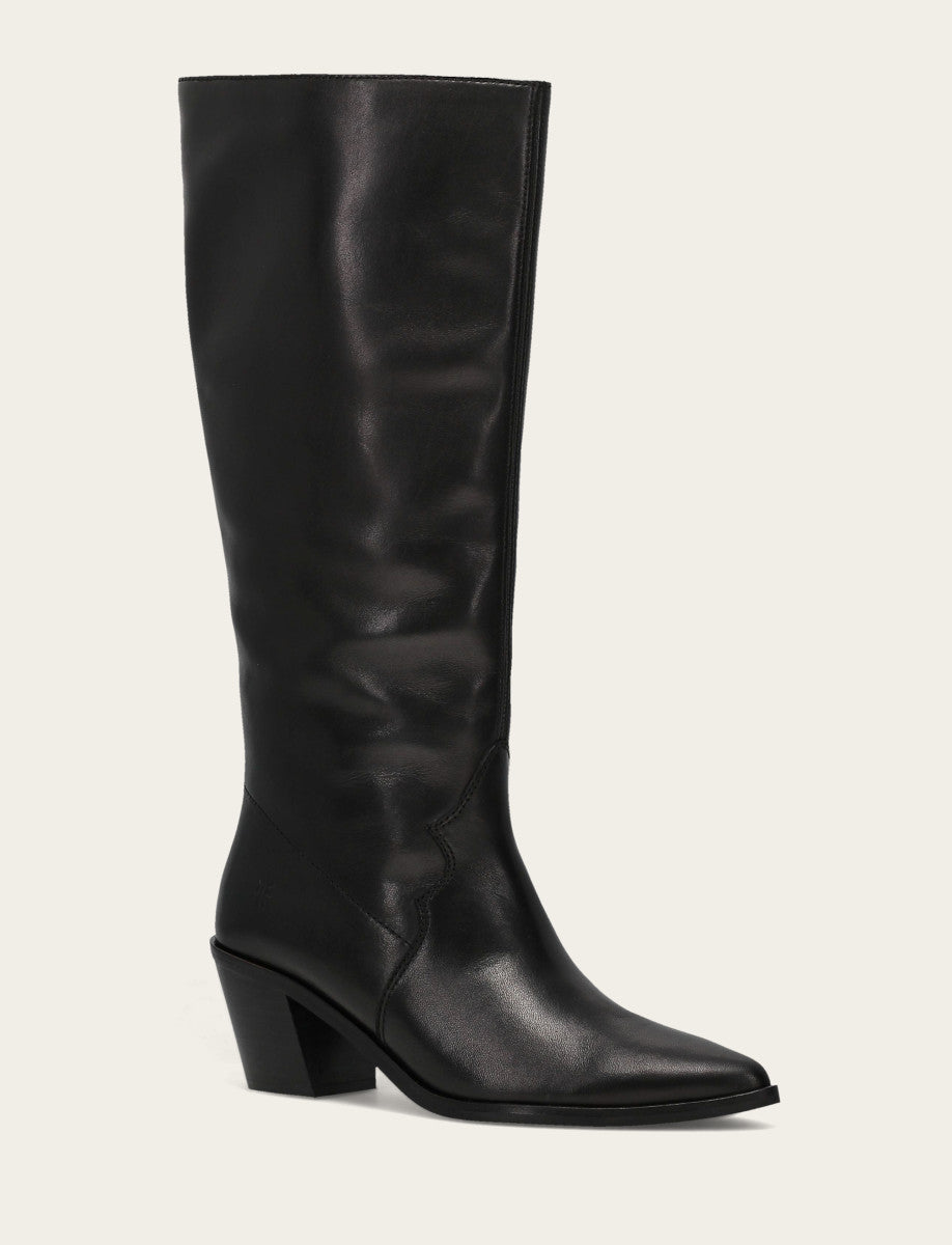 Frye Top Pick - Women's Black Sara Slouchy Boot