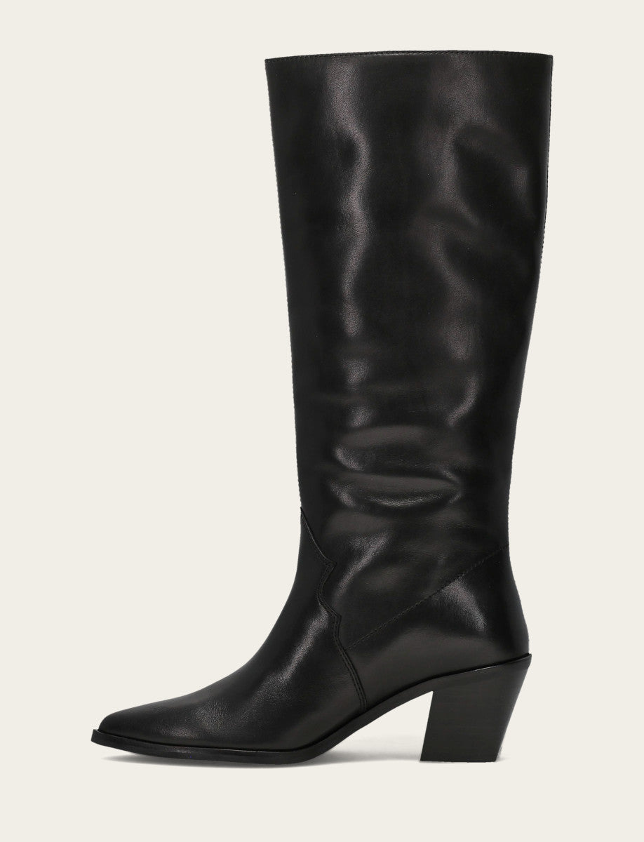 Frye Top Pick - Women's Black Sara Slouchy Boot
