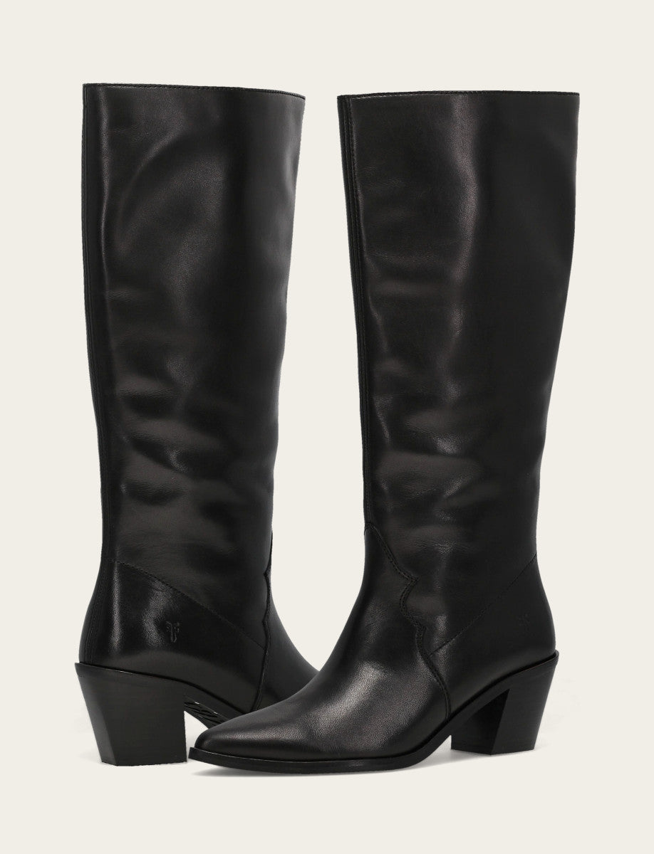 Frye Top Pick - Women's Black Sara Slouchy Boot
